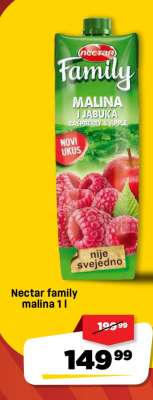 Nectar family malina 1 l