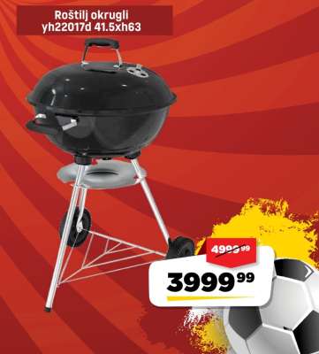 Roštilj okrugli yh22017d 41.5xh63