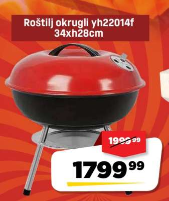 Roštilj okrugli yh22014f