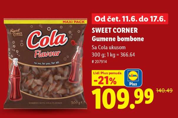 Sweet Corner Gumene bombone