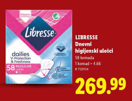 Libresse Dnevni higijenski ulošci