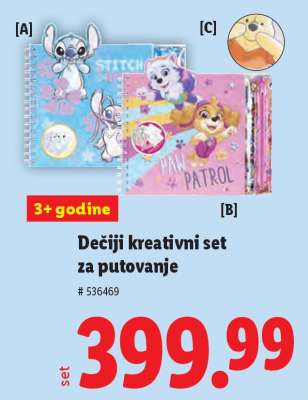 Dečiji kreativni set za putovanje