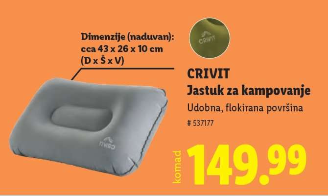 Jastuk za kampovanje