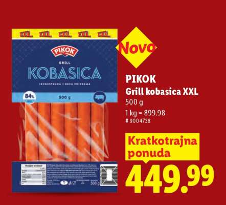 PIKOK Grill kobasica XXL