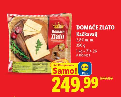 Domaće zlato Kačkavalj