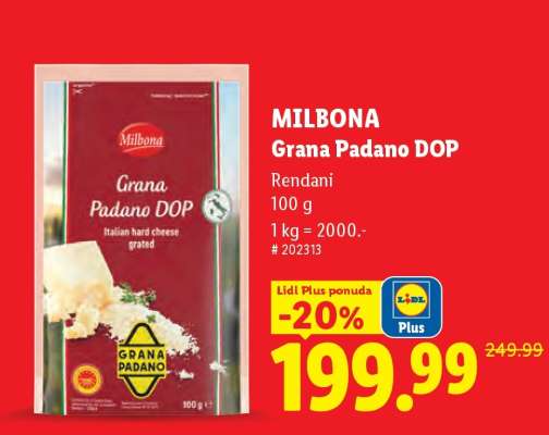 MILBONA Grana Padano DOP