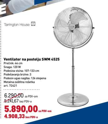 Ventilator na postolju SWM 4525