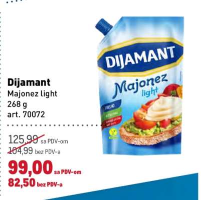 Dijamant Majonez Light