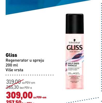 Gliss Regenerator u spreju