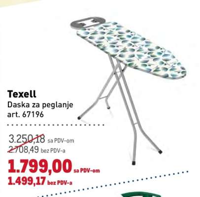 Texell daska za peglanje