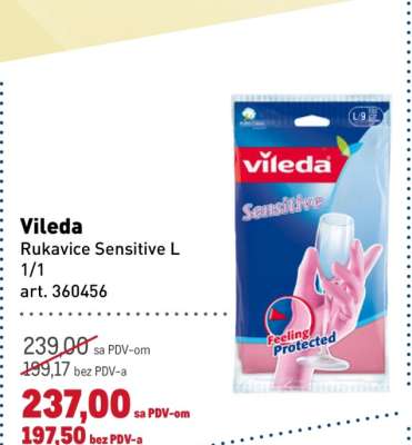 VILEDA Rukavice Sensitive L