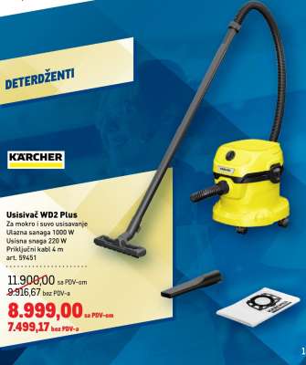 Usisivač WD2 Plus