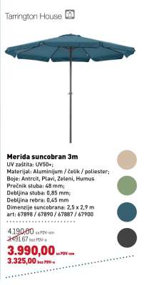 „Merida” suncobran 3M