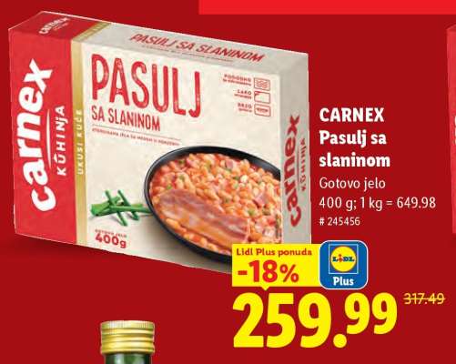 Carnex Pasulj sa slaninom