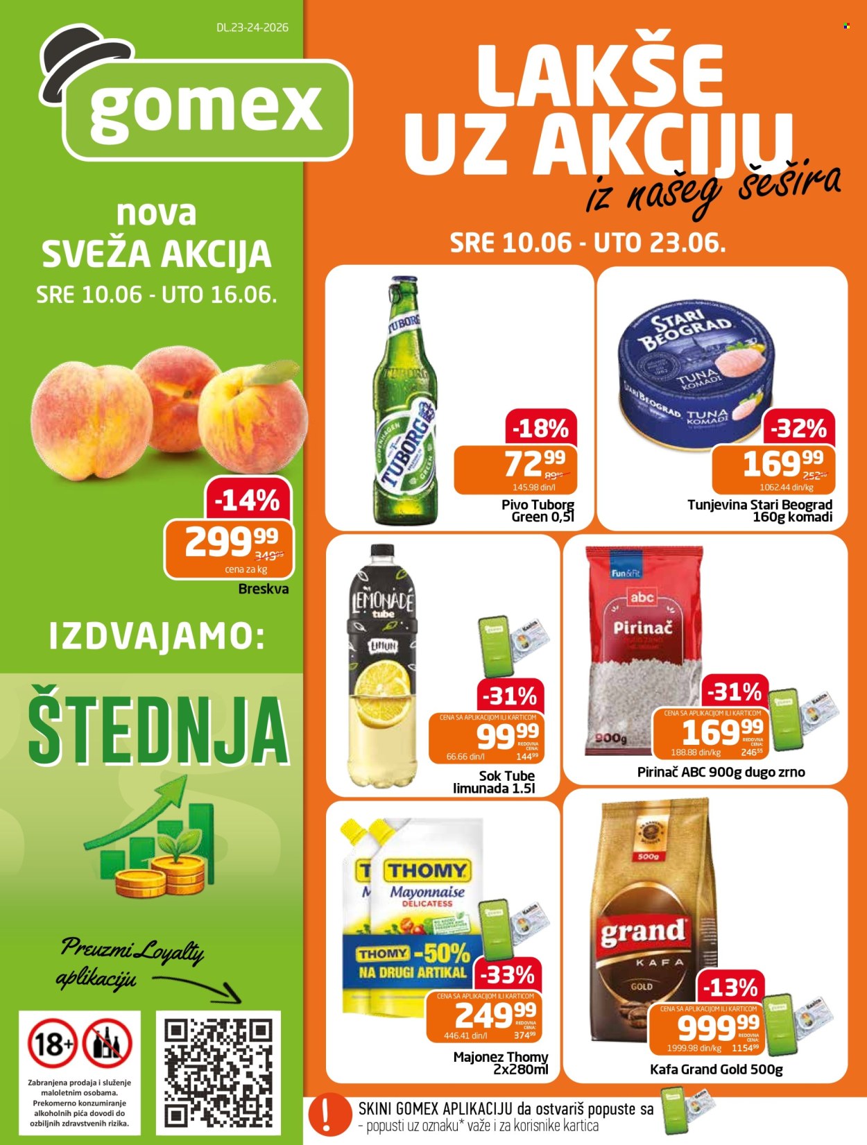 Gomex katalog - 10.06.2026 - 23.06.2026. Stranica 1