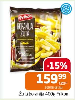 Žuta boranija 400g Frikom