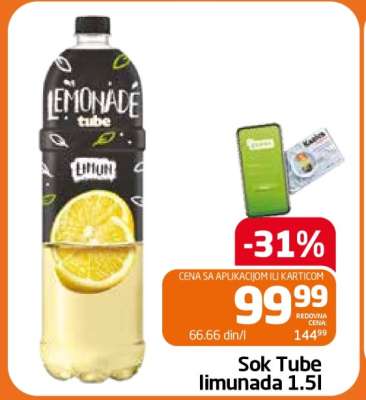 Sok Tube limunada 1.5l