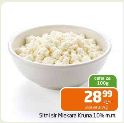 Sitni sir Mlekara Kruna 10% m.m.