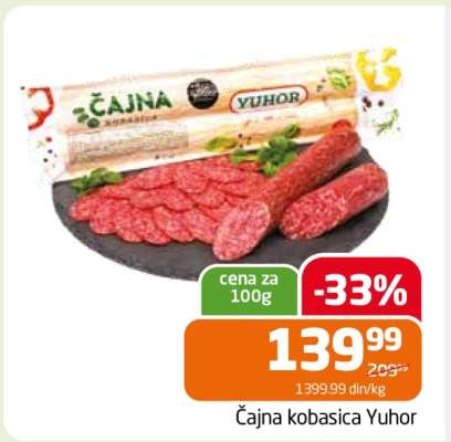 ČAJNA KOBASICA Yuhor