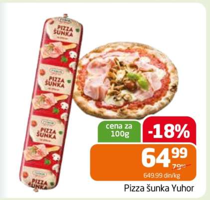 Pizza šunka Yuhor