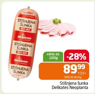 Stišnjena šunka Delikates Neoplanta