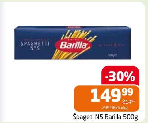 Špageti N5 Barilla 500g