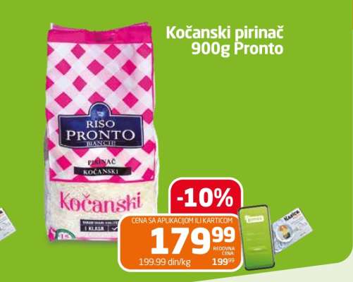 Kočanski pirinač 900g Pronto