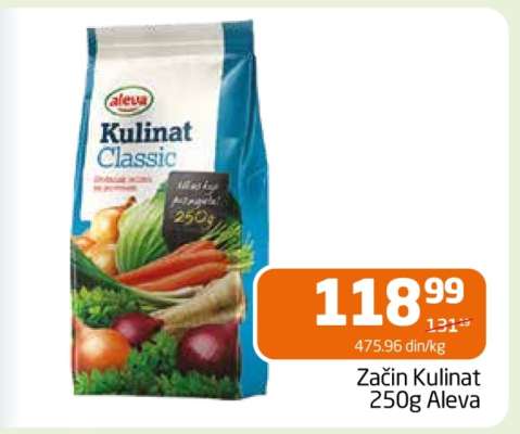 Začin Kulinat 250g Aleva
