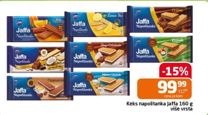 Keks napolitanka Jaffa 160 g