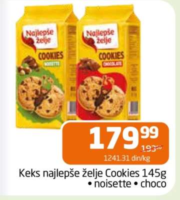 Keks najbolje želje Cookies 145g