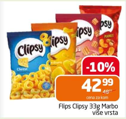 Flips Clipsy 33g Marbo više vrsta