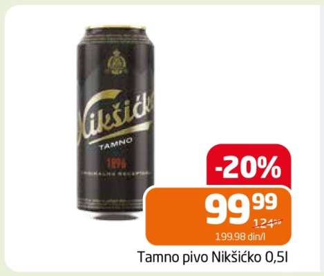 Tamno pivo Nikšićko 0,5l