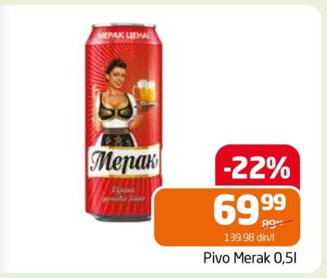 Pivo Merak 0,5l