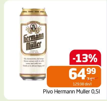 Pivo Hermann Muller 0.5l