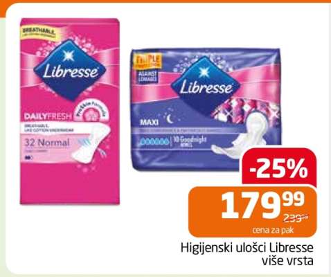 Higijenski ulošci Libresse