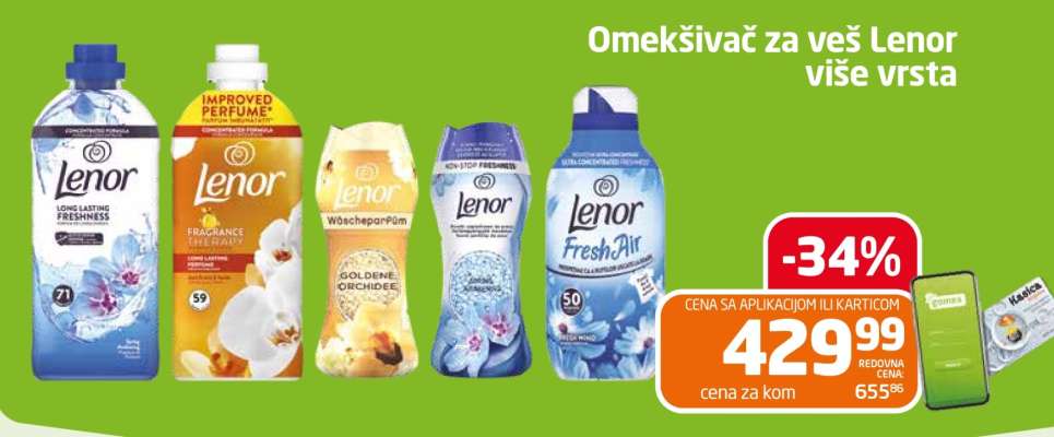 Omekšivač za veš Lenor