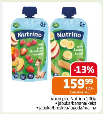 Voćni pire Nutrino 100g