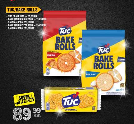 Tuc Bake Rolls