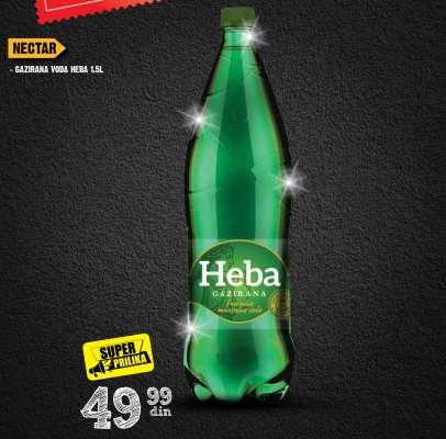 GAZIRANA VODA HEBA 1.5L