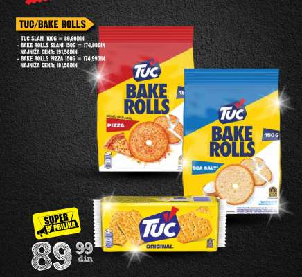 Tuc Bake Rolls