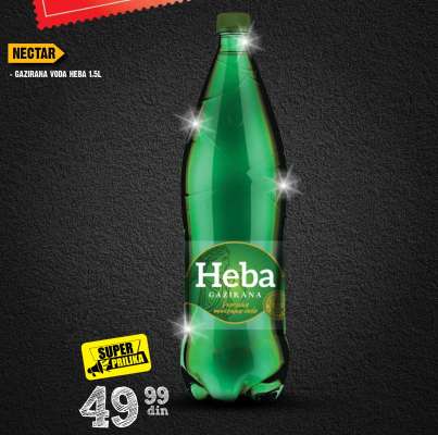 GAZIRANA VODA HEBA 1.5L