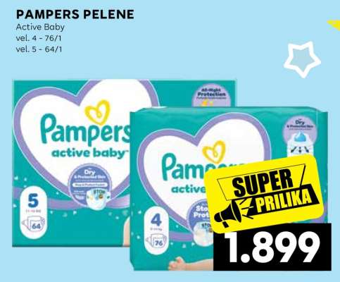 Pampers pelene