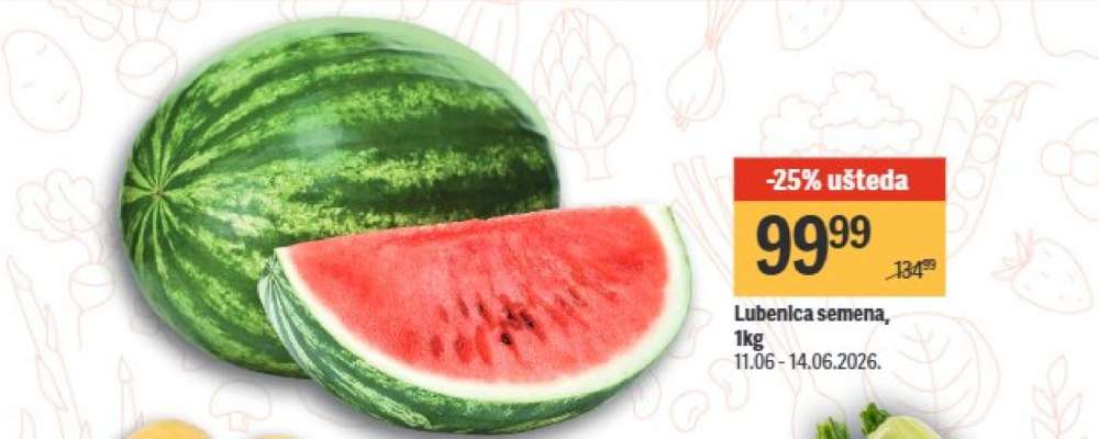 Lubenica semena 1kg
