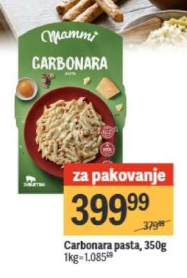 Carbonara pasta, 350g