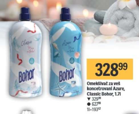 Omekšivač za veš koncetrovani Azure, Classic Bohor, 1,7 l