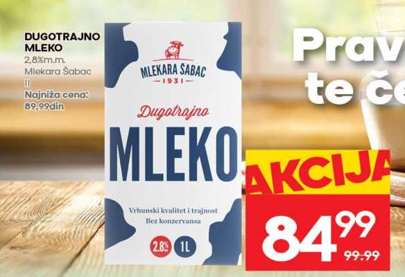 DUGOTRAJNO MLEKO
