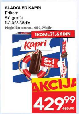 Sladoled Kapri