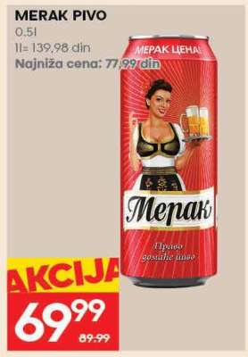 Merak pivo