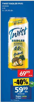 Twist Radler pivo