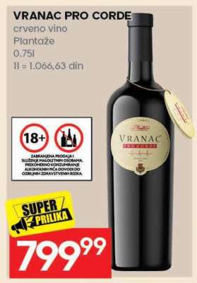 VRANAC PRO CORDE